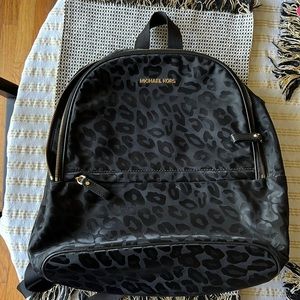 Leopard print Michael Kors backpack